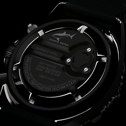 Chris Benz Depthmeter Chronograph 300M Rescue Diver CB-C300X-RS-MB ()